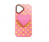 Artistic Phone Case.Pink Lemon Dot