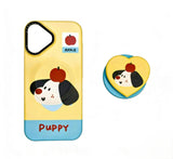 Cute Puppy Phone Case.Puppy Crunch